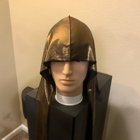 Metallic Unisex Doo Rag, With Long Tail, Wide Straps. Brand new, - Picture 2 of 2